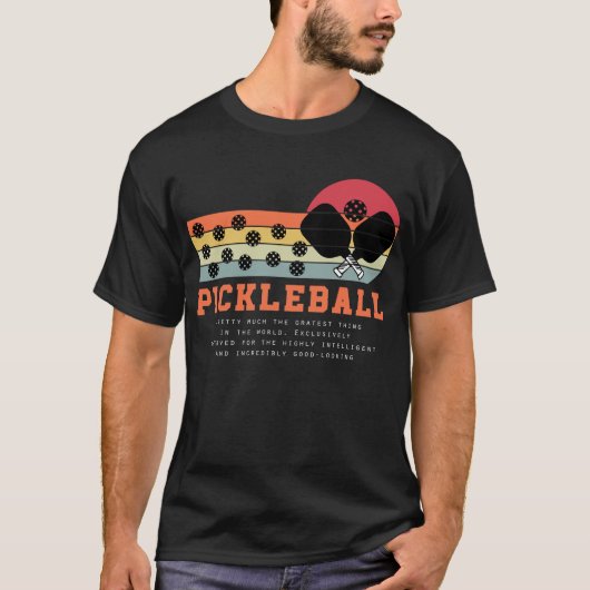 Pickle Ballチームおもしろい、Pickle Ballの定義 Tシャツ (正面)