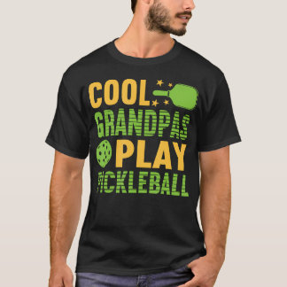 Pickle Ball Cool Grandpas Play Pickleball Pickleba Tシャツ