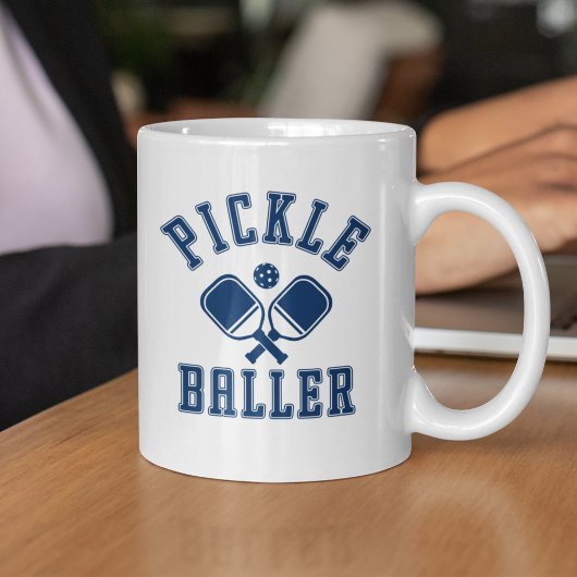 Pickle Baller Funny Pickleball コーヒーマグカップ