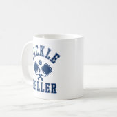 Pickle Baller Funny Pickleball コーヒーマグカップ (正面左)