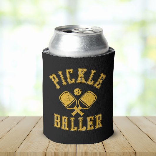 Pickle Baller Funny Pickleball 缶クーラー
