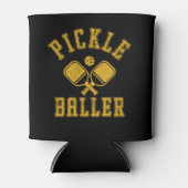 Pickle Baller Funny Pickleball 缶クーラー (正面)