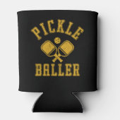 Pickle Baller Funny Pickleball 缶クーラー (裏面)