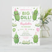 Pickle Big Dill Party Birthday Invitation 招待状 (スタンド正面)