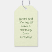 Pickle & Fresh Collection ギフトタグ (裏面)