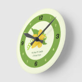 Pickle & Fresh Collection ラウンド壁時計 (傾斜)