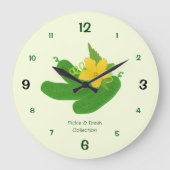 Pickle & Fresh Collection ラージ壁時計 (正面)