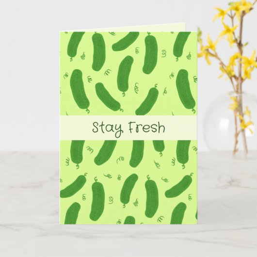 Pickle & Fresh Collection Birthday カード (黄色い花)