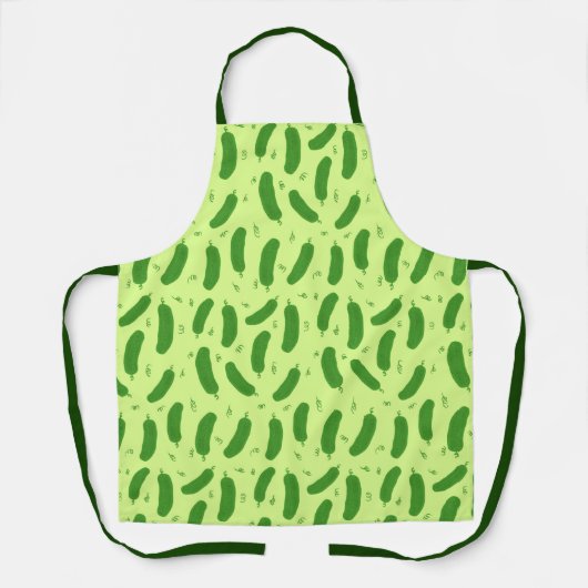 Pickle & Fresh Collection patterned エプロン (正面)