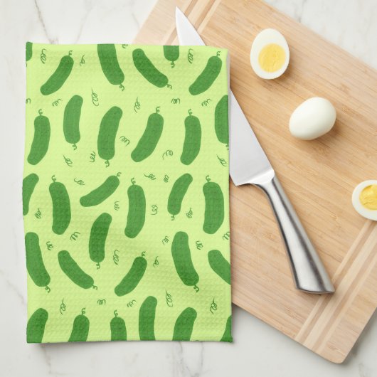 Pickle & Fresh Collection patterned キッチンタオル (四つ折り)