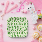 Pickle & Fresh Collection patterned ペーパープレート (パーティー)
