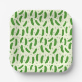 Pickle & Fresh Collection patterned ペーパープレート (正面)