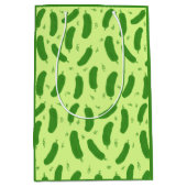 Pickle & Fresh Collection patterned ミディアムペーパーバッグ (正面)