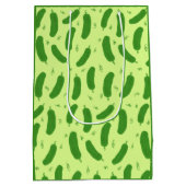 Pickle & Fresh Collection patterned ミディアムペーパーバッグ (裏面)