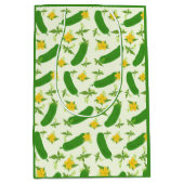 Pickle & Fresh Collection patterned ミディアムペーパーバッグ (正面)