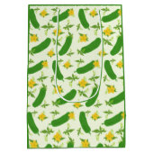 Pickle & Fresh Collection patterned ミディアムペーパーバッグ (裏面)
