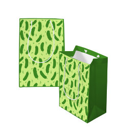 Pickle & Fresh Collection patterned ミディアムペーパーバッグ