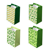 Pickle & Fresh Collection patterned ミディアムペーパーバッグ