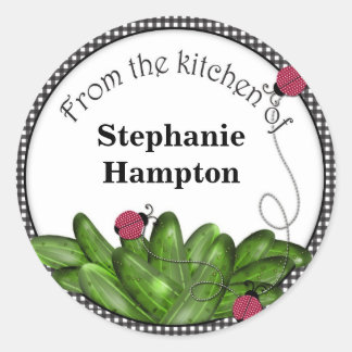 Pickle Jarスタンプ ラウンドシール