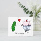 Pickle Loves Ice Creamおめでとうがき ポストカード (スタンド正面)