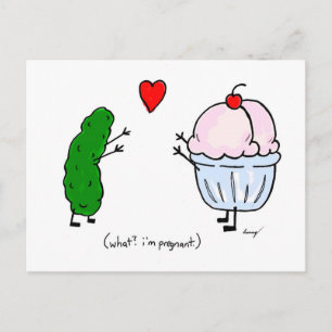 Pickle Loves Ice Creamおめでとうがき ポストカード