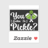 Pickle Pickleball Playerを探おもしろいす シール (シート)