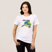 Pickle Pro paddle womens shirt トライブレンドＴシャツ (正面全面)