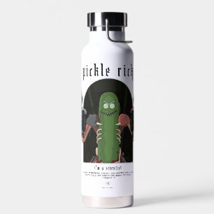 Pickle Rick – 私は科学者の引用文グラフィック ウォーターボトル