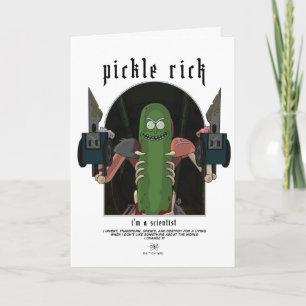 Pickle Rick – 私は科学者の引用文グラフィック カード