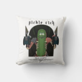 Pickle Rick – 私は科学者の引用文グラフィック クッション (正面)