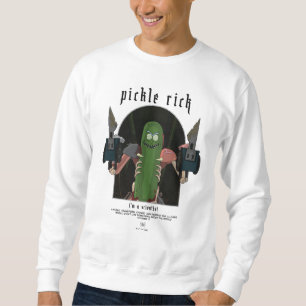 Pickle Rick – 私は科学者の引用文グラフィック スウェットシャツ