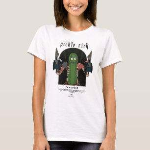 Pickle Rick – 私は科学者の引用文グラフィック Tシャツ