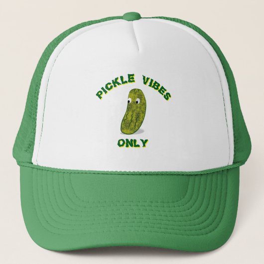 Pickle Vibes Only キャップ (正面)