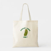 Pickle Vibes Only トートバッグ (裏面)