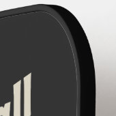 PickleballおもしろいとBeer That I's Here ピックルボールラケット (左詳細)