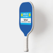 Pickleballおもしろい私の名前はPickleballに夢中 ピックルボールラケット (左)