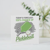 Pickleballおもしろい Today's Forecast 100% Chance カード (スタンド正面)
