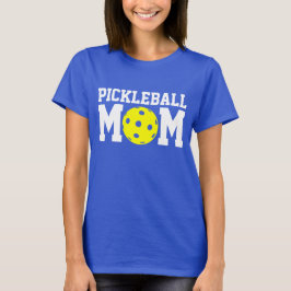 "Pickleballお母さん"のワイシャツ(青い) Tシャツ