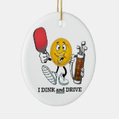 PIckleballかゴルフ: Dink及びドライブ セラミックオーナメント (右)
