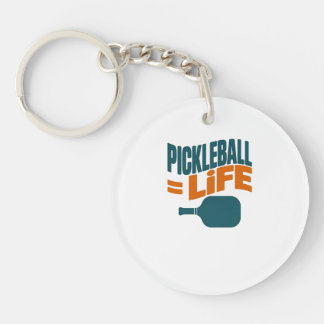 PickleballがLife おもしろい Playerに等しい キーホルダー