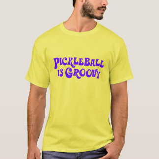 "Pickleballです素晴しい"は絞り染めのTシャツ(ライト) Tシャツ