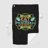 Pickleballでコートをエース ゴルフタオル (インサイチュ)