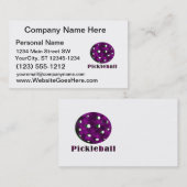 pickleballによって曇らせている紫色の文字nの球.png 名刺 (正面/裏面)