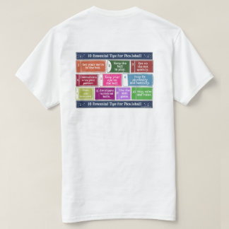 Pickleballのための10の必要なヒント Tシャツ