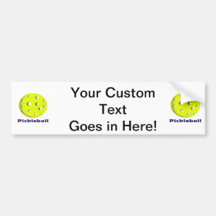 pickleballのちょうど球n text.png バンパーステッカー