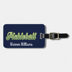 Pickleballのギアのバッグのラベル ラゲッジタグ