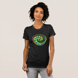 Pickleballのサイケデリックなティー Tシャツ