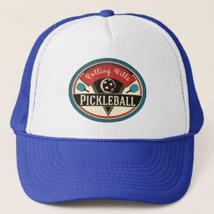 Pickleballのチーム帽子-ヴィンテージのデザイン キャップ