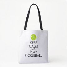 Pickleballのトートバック-平静を保ち、Pickleballを遊んで下さい