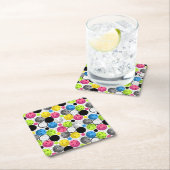 Pickleballのプリント スクエアペーパーコースター (インサイチュ)